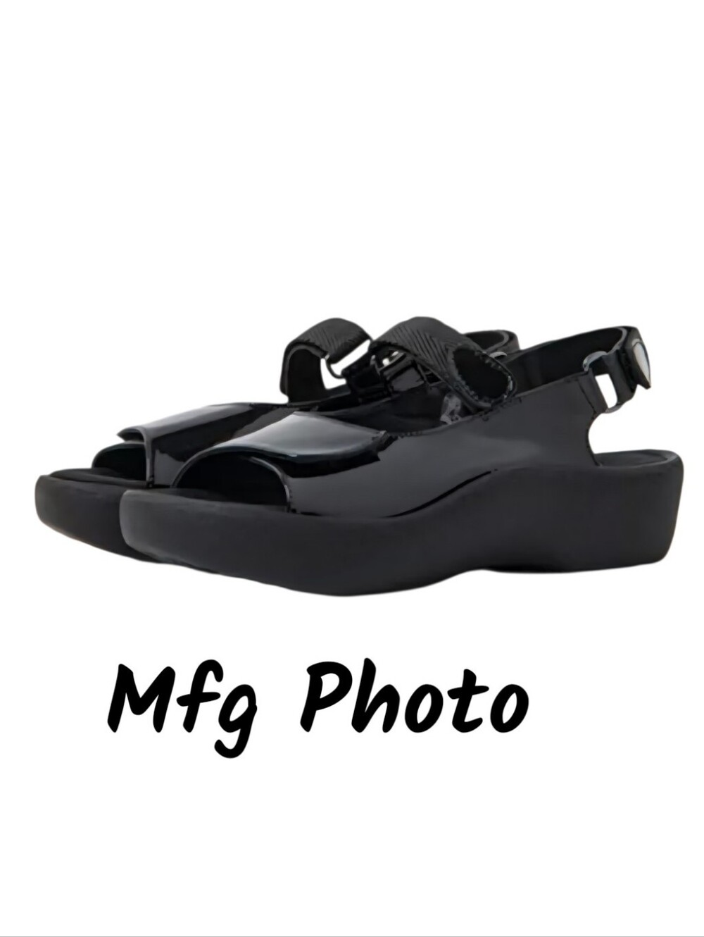 Woky Jewel Patent Sandals, Womens 36 EU (5.5 US)